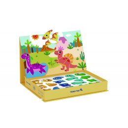 TOOKY TOY Układanka Magnetyczna Dinozaury Puzzle Lek