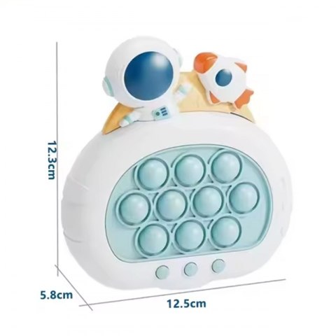 Gra POP IT Elektryczna Antystresowa Zręcznościowa Kosmos Lek Lumarko!