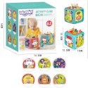 WOOPIE Interaktywna Kostka Sensoryczna Edukacyjna Montessori Sorter 6w1 Lek