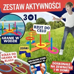 Zestaw 3w1 Serso Gra w Klasy Cornhole Rzut do Celu Woreczkami Lek Lumarko!