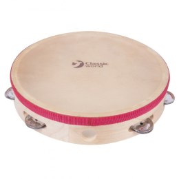 CLASSIC WORLD EDU Instrument Muzyczny Tamburyn 25 cm Lek Lumarko!