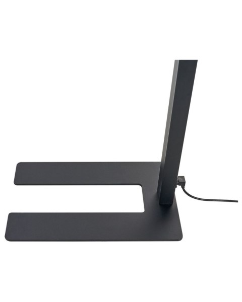 Lampa podłogowa LED metalowa czarna MENSA