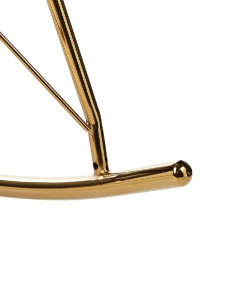 Fotel bujany Boucle Piaskowy ANASET