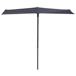 Parasol Sun Wave, 270 x 150 cm, szary, PAC3P014 Lumarko!