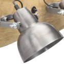 Industrialna lampa ścienna, srebrna, 68x23cm, E27, drewno mango  Lumarko!
