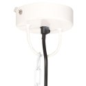 Industrialna lampa wisząca, 25 W, biała, okrągła, 31 cm, E27 Lumarko!