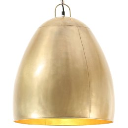 Industrialna lampa wisząca, 25 W, mosiężna, okrągła, 42 cm, E27 Lumarko!