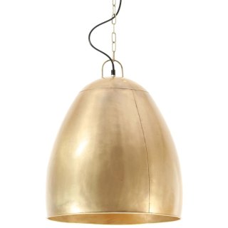 Industrialna lampa wisząca, 25 W, mosiężna, okrągła, 42 cm, E27  Lumarko!