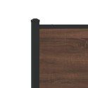 Metalowa rama łóżka, bez materaca, brązowy dąb, 150x200 cm  Lumarko!