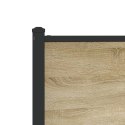 Metalowa rama łóżka, bez materaca, dąb sonoma, 140x200 cm Lumarko!