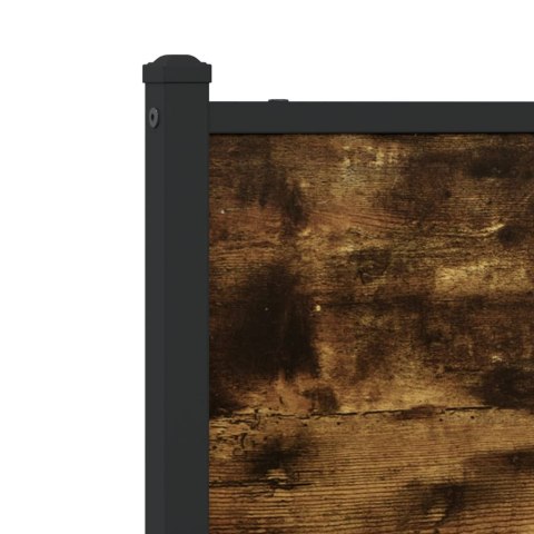 Metalowa rama łóżka, bez materaca, przydymiony dąb, 140x190 cm Lumarko!