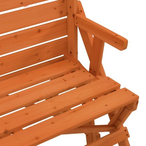 Stół piknikowy z ławkami, jodłowy, 2-w-1  Lumarko!