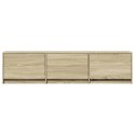 Szafka pod TV z LED, dąb sonoma, 165x34x40 cm  Lumarko!
