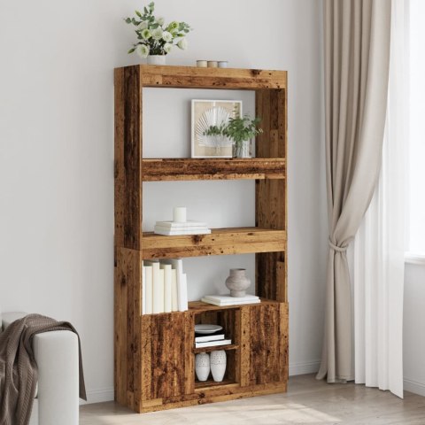 Kredens, stare drewno, 92x33x180 cm, materiał drewnopochodny Lumarko!