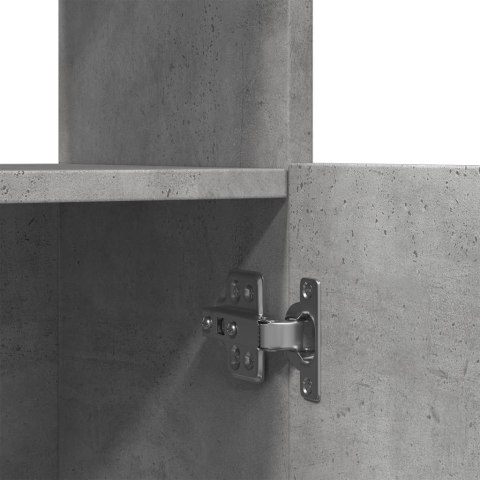 Kredens, szarość betonu, 92x33x140 cm, materiał drewnopochodny  Lumarko!