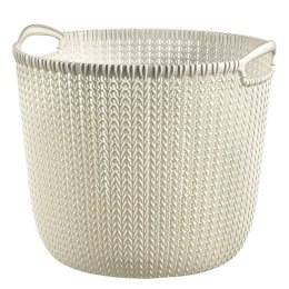 Curver Kosz Knit, okrągły, 30 L, kremowy  Lumarko!