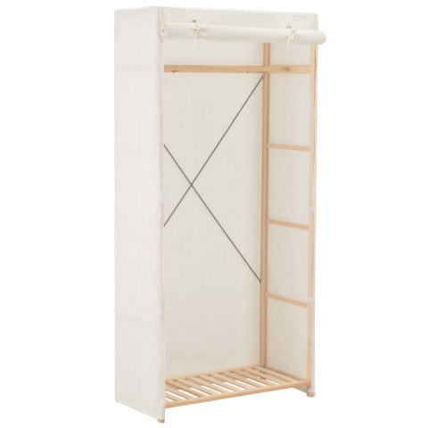 Szafa, biała, 79 x 40 x 170 cm, materiałowa  Lumarko!