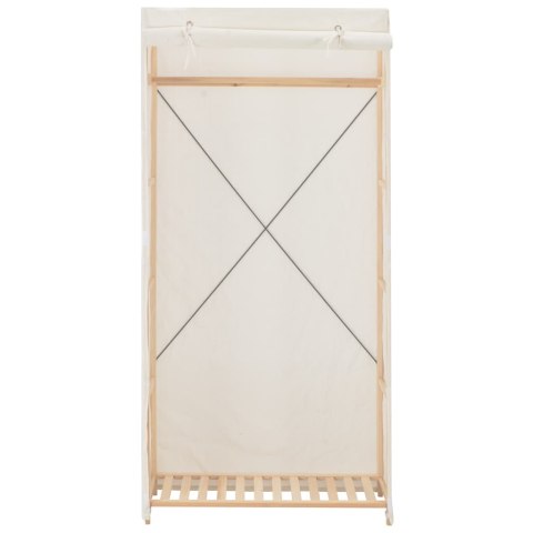 Szafa, biała, 79 x 40 x 170 cm, materiałowa  Lumarko!
