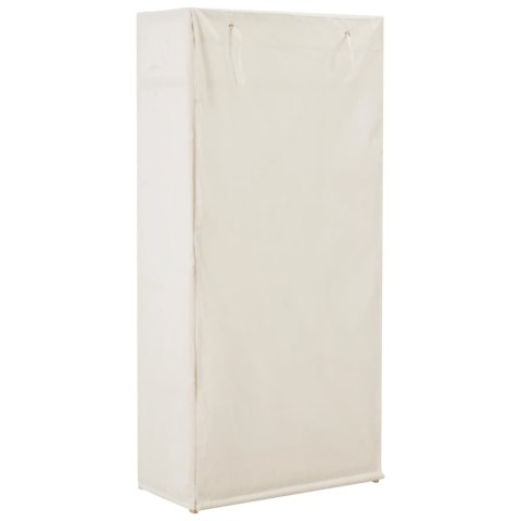 Szafa, biała, 79 x 40 x 170 cm, materiałowa  Lumarko!