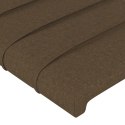 Rama łóżka z zagłówkiem, ciemnobrązowa 80x200 cm obita tkaniną Lumarko!