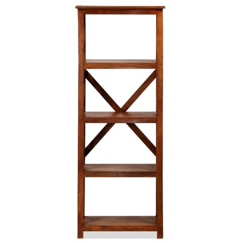 Regał, drewno akacjowe w miodowym kolorze, 60x30x160 cm  Lumarko!