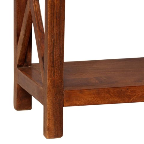 Regał, drewno akacjowe w miodowym kolorze, 60x30x160 cm  Lumarko!