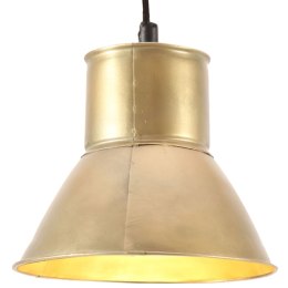 Lampa wisząca, 25 W, kolor mosiądzu, okrągła, 17 cm, E27  Lumarko!