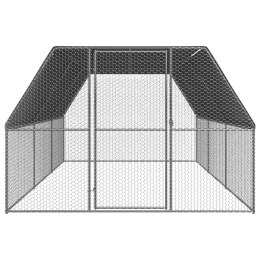 Klatka dla kurcząt, 3x6x2 m, stal galwanizowana Lumarko!