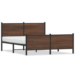 Metalowa rama łóżka z wezgłowiem i zanóżkiem 140x190 cm  Lumarko!