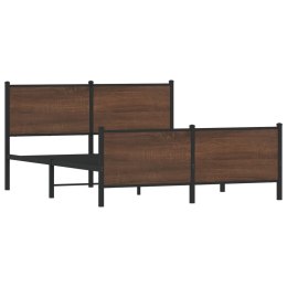 Metalowa rama łóżka z wezgłowiem i zanóżkiem 140x190 cm  Lumarko!
