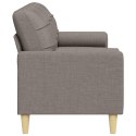 3-osobowa sofa z poduszkami, taupe, 210 cm, obita tkaniną Lumarko!