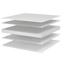 Materac z pianką memory, biały, 200x200x17 cm  Lumarko!
