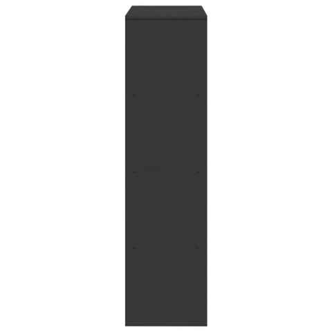 Regał, czarny, 100x33x125,5 cm, materiał drewnopochodny  Lumarko!