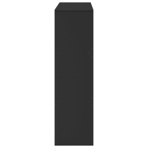 Regał/przegroda, czarny, 100x33x115 cm, materiał drewnopochodny  Lumarko!