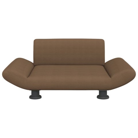 Legowisko dla psa, brązowe, 70x45x28 cm, obite tkaniną  Lumarko!