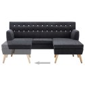 Sofa z kształcie litery L, materiałowa, 171,5 x 138 x 81,5 cm  Lumarko!