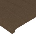 Rama łóżka z zagłówkiem, ciemnobrązowa 80x200 cm obita tkaniną Lumarko!