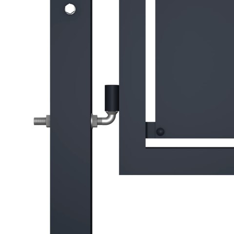 Brama ogrodzeniowa, stal, 400 x 175 cm, antracytowa  Lumarko!