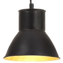 Lampa wisząca, 25 W, czarna, okrągła, 17 cm, E27 Lumarko!