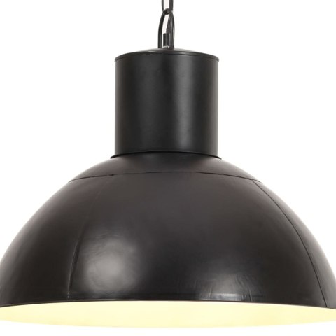 Lampa wisząca, 25 W, czarna, okrągła, 48 cm, E27 Lumarko!