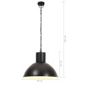 Lampa wisząca, 25 W, czarna, okrągła, 48 cm, E27 Lumarko!