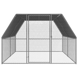 Klatka dla kurcząt, 3x4x2 m, stal galwanizowana Lumarko!