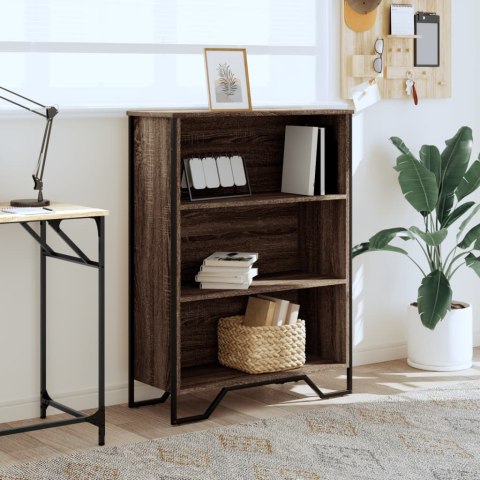 Regał, brązowy dąb, 80x31x106 cm, materiał drewnopochodny  Lumarko!