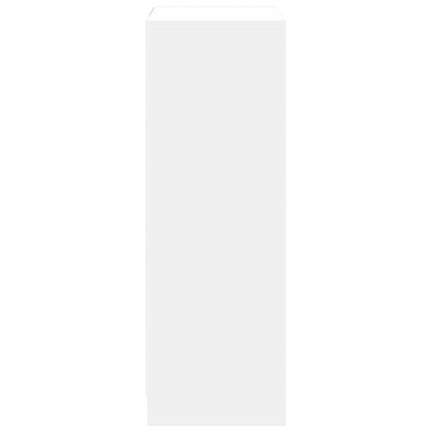 Szafka z LED, biała, 72x34x100 cm, materiał drewnopochodny  Lumarko!