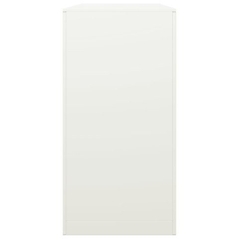 Stojak na drewno opałowe, biały, 100x40x80 cm, stalowy  Lumarko!