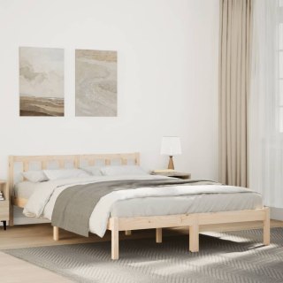  Dłuższe łóżko bez materaca, 140x220 cm, lite drewno sosnowe