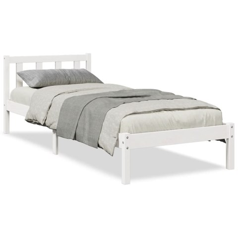 VidaXL Dłuższe łóżko bez materaca, 80x220 cm, lite drewno sosnowe