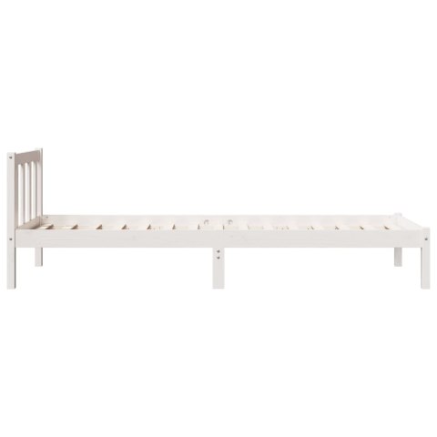 VidaXL Dłuższe łóżko bez materaca, 80x220 cm, lite drewno sosnowe
