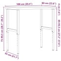 Stolik roboczy, 100x(55-60)x(73-99,5) cm, lite drewno bukowe  Lumarko!