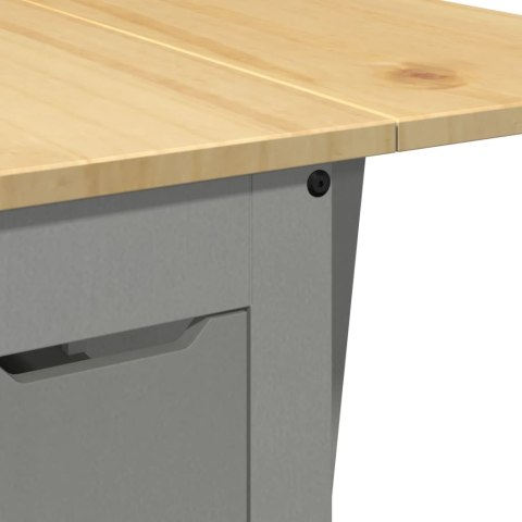 5-cz. zestaw mebli jadalnianych Corona, składany, szary  Lumarko!